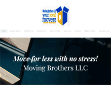 Tablet Screenshot of movingbrothers.net